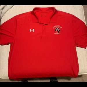 Team-issued mens baseball northeastern polo